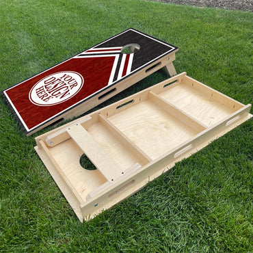 2 Tone Wood & Color Triangle Monogram | CUSTOM | 2 Designs