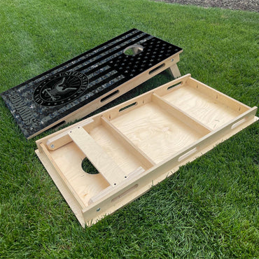 Military Navy Emblem on Camo American Flag & Last name