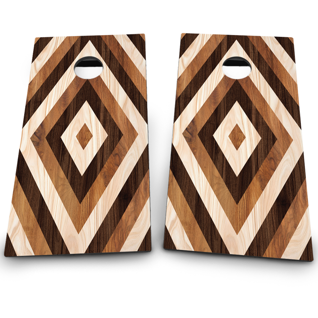 Diamond Burst Wood Grain