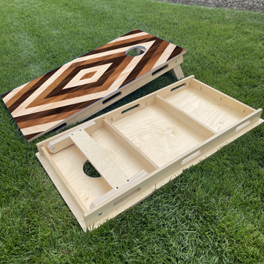 Diamond Burst Wood Grain