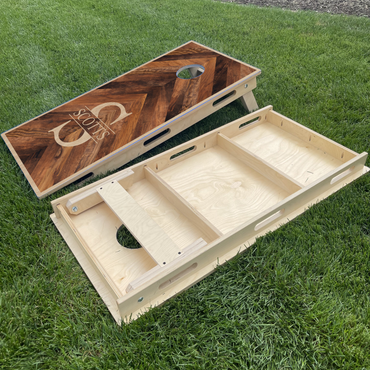 Slanted Wood Boards | Flush | Monogram