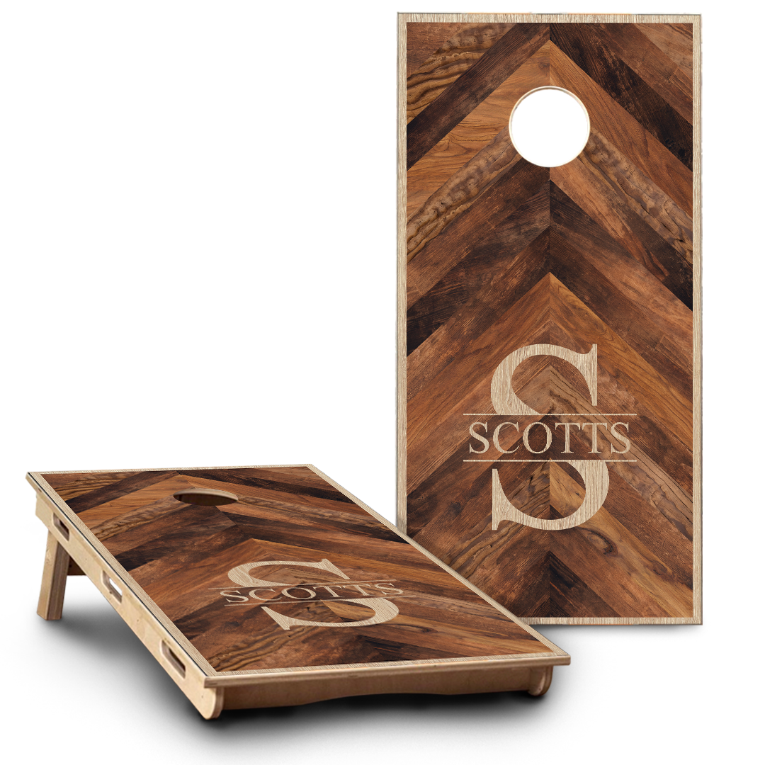 Slanted Wood Boards | Flush | Monogram