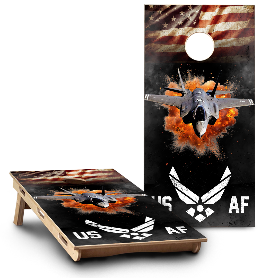 US Air Force with Plane and Logo