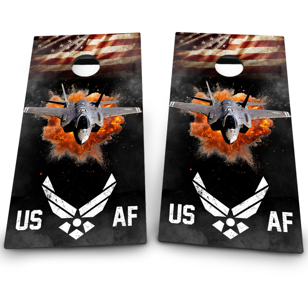 US Air Force with Plane and Logo