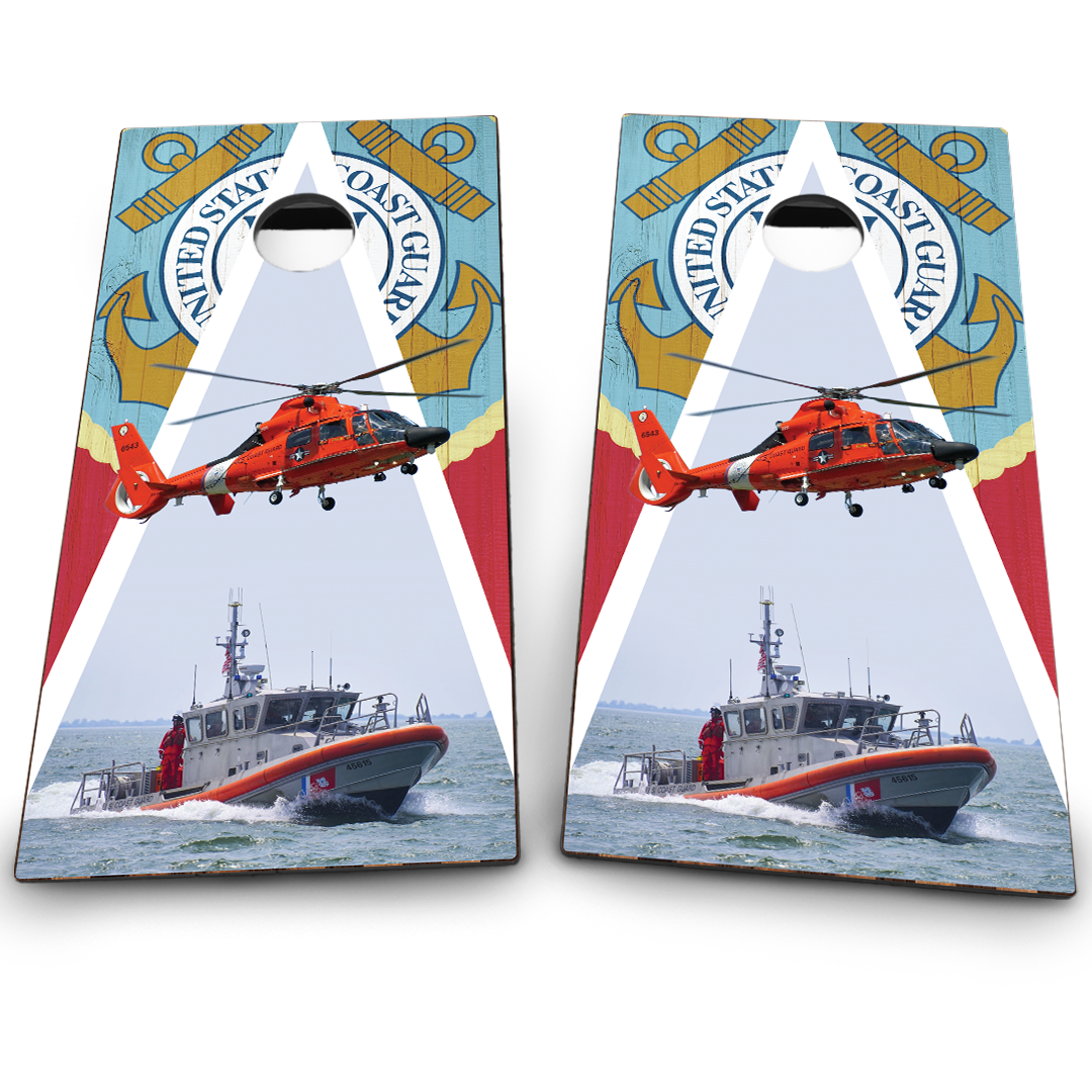 US Coast Guard Images over Wood