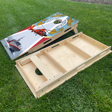 US Coast Guard Images over Wood