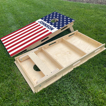 American Flag & Last Name