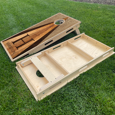 Classic Woodgrain Style with Monogram