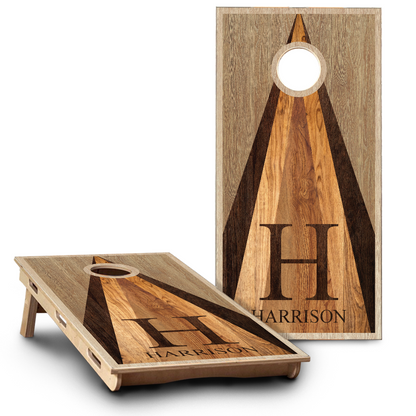 Classic Woodgrain Style with Monogram