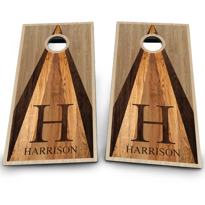 Classic Woodgrain Style with Monogram
