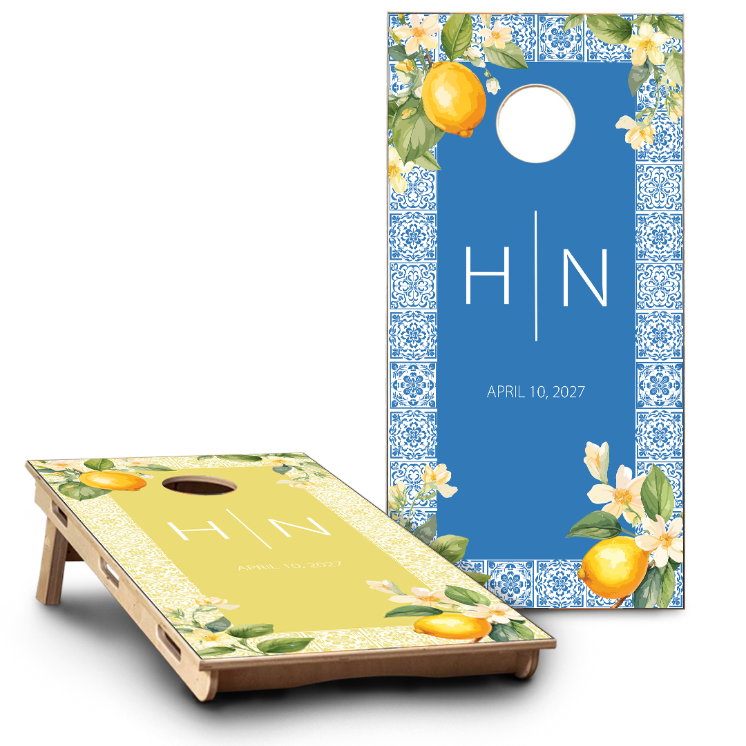 Lemon Theme Blue & Yellow