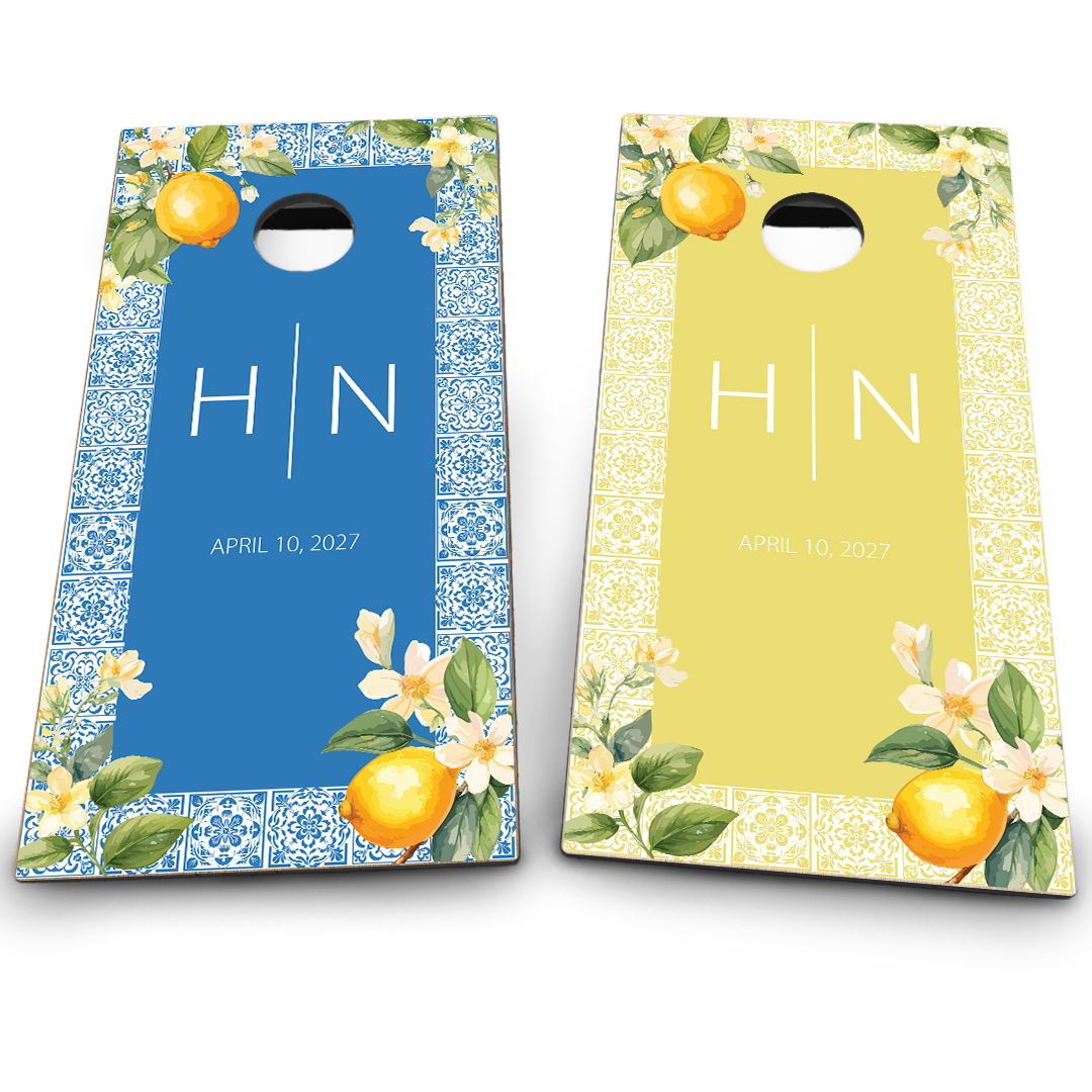 Lemon Theme Blue & Yellow