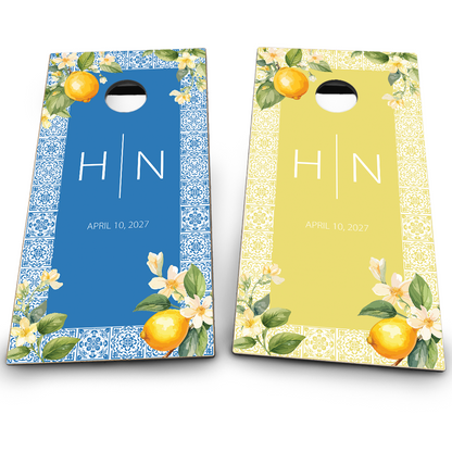 Lemon Theme Blue & Yellow