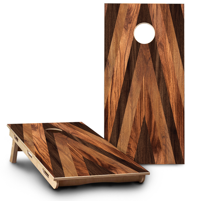 Plain Wood Grain | Overlapping Triangles
