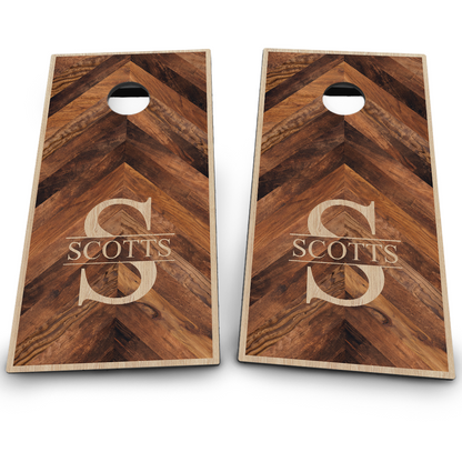 Slanted Wood Boards | Flush | Monogram