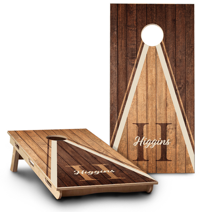 Custom Wood Cornhole Board Set