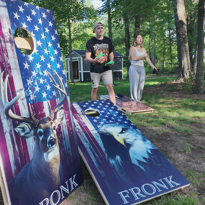 Slanted Wood Boards | Flush | Monogram